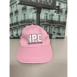 NPC Pixel Gamer Baseball Cap, Adjustable Funny Gamer Hat, Pink